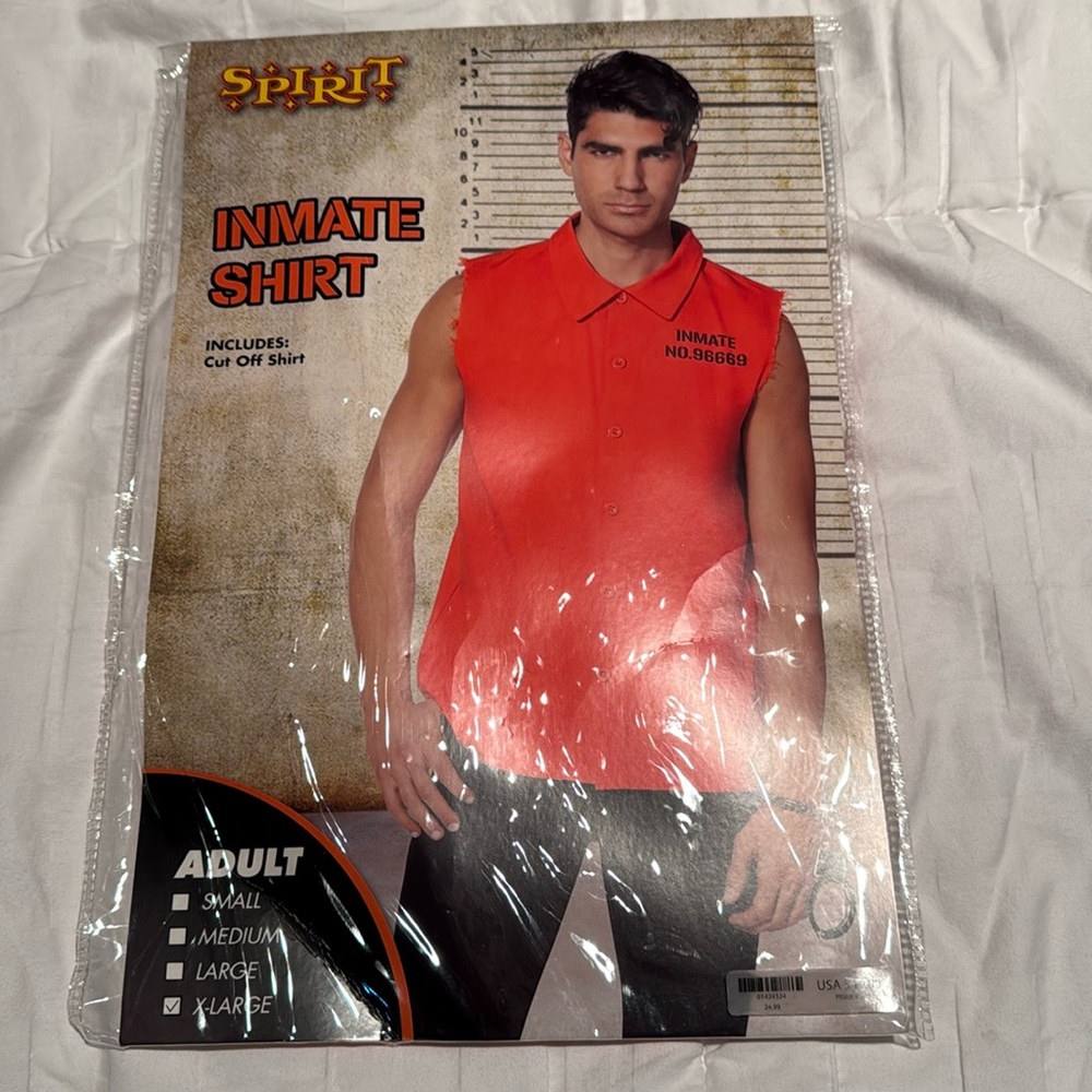 Men’s inmate costume